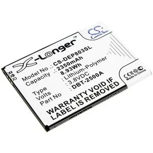 Батерия за мобилен телефон  DORO 8035, DSB-0170  DBT-2500A LiPo  3,8V 2350mAh CAMERON SINO