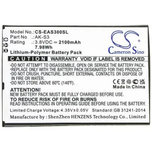 Батерия за мобилен телефон EMPORIA Smart 3  AK-S3  LiPo 3,8V 2100mAh CAMERON SINO