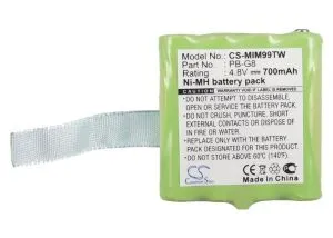Батерия за радиостанция MIDLAND 456R, G6, G8  PB-G8   NIMH  4,8V 700mA Cameron Sino