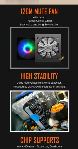 Aigo PSU 700W - Warrior AK700 RGB