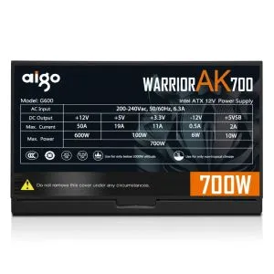 Aigo PSU 700W - Warrior AK700 RGB