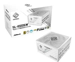 Power Supply ASRock Steel Legend White 1000W 80+ Gold