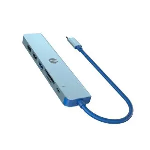 VCom Docking Station Type-C 7-in-1 - CUE18 - PD3.0 100W, HDMI, USB3.0 x 1, USB2.0 x 2, SD, TF