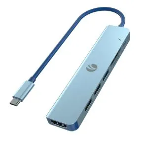 VCom Docking Station Type-C 7-in-1 - CUE18 - PD3.0 100W, HDMI, USB3.0 x 1, USB2.0 x 2, SD, TF