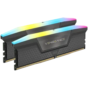 Corsair VENGEANCE RGB DDR5 32GB (2 x 16GB) DDR5 6400 CL36-48-48-104 1.35V XMP & EXPO - Grey