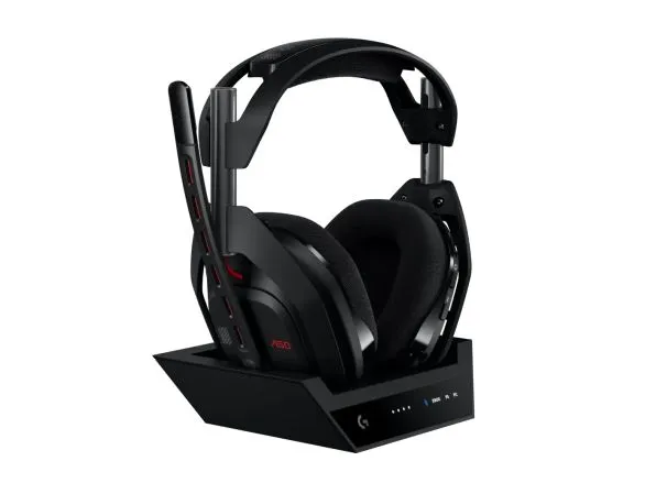 Logitech Astro A50 Lightspeed wireless headphones with dock, black