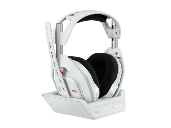 Logitech Astro A50 Lightspeed wireless headphones with dock, White