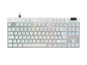 Gaming Mechanical keyboard Logitech G Pro X RAPID TKL, Magnetic Analog Switch, White