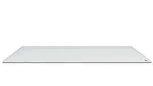 Superglide Gaming Glass Mousepad Superglide Pad v2 XL White - 490 x 420 mm
