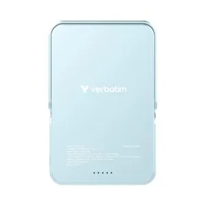 Външна батерия Verbatim Charge 'n' Go Power Bank with Stand Magnetic Wireless 10000mAh Blue