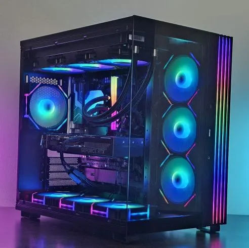 Ryzen 7-7800X3D/RTX 5070/SSD 2TB/RAM 32GB/B850 Wi-Fi/ Геймърски компютър DarkReaper D1