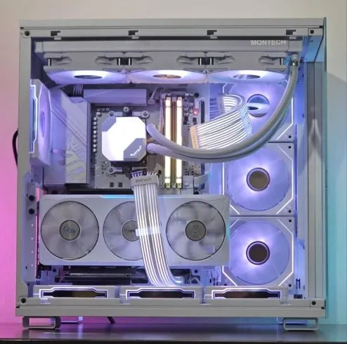 RTX 5070/ Ryzen 7-7800X3D/ RAM 32GB/ SSD 1TB/ B850 Wi-Fi/  Геймърски компютър WhiteReaper S3