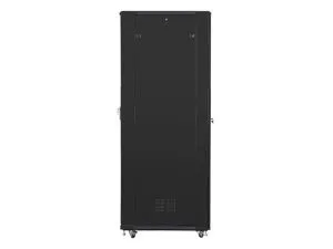 Комуникационен шкаф Lanberg rack cabinet 19" free-standing 47U / 800x1000 self-assembly flat pack, black