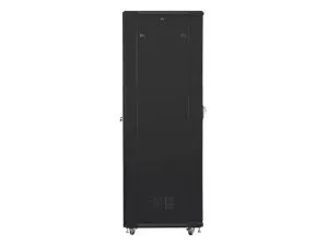 Комуникационен шкаф Lanberg rack cabinet 19" free-standing 37U / 800x800 self-assembly flat pack, black