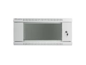 Комуникационен шкаф Lanberg rack cabinet 19" wall-mount 4U / 600x450 for self-assembly (flat pack), grey