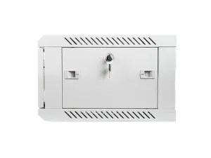 Комуникационен шкаф Lanberg rack cabinet 19" wall-mount 4U / 600x450 for self-assembly (flat pack), grey