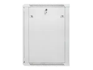 Комуникационен шкаф Lanberg rack cabinet 19" wall-mount 18U / 600x600 for self-assembly (flat pack), grey
