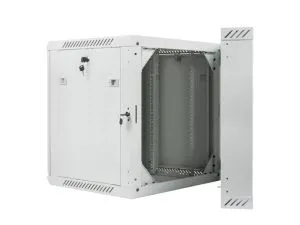 Комуникационен шкаф Lanberg rack cabinet 19" double-section wall-mount 12U / 600x600 for self-assembly (flat pack), grey