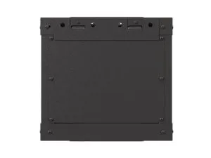 Комуникационен шкаф Lanberg rack cabinet 10" wall-mount 4U/300x300 (flat pack) with glass door black