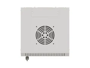 Комуникационен шкаф Lanberg rack cabinet 10" wall-mount 9U/300x300 (flat pack) with glass door grey