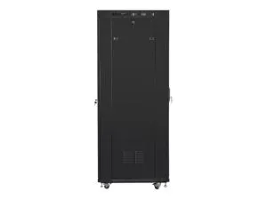 Комуникационен шкаф Lanberg rack cabinet 19" free-standing 37U/800x1000 (flat pack) with glass door lcd black v2