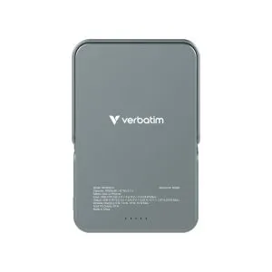 Външна батерия Verbatim Charge 'n' Go Power Bank with Stand Magnetic Wireless 10000mAh Grey