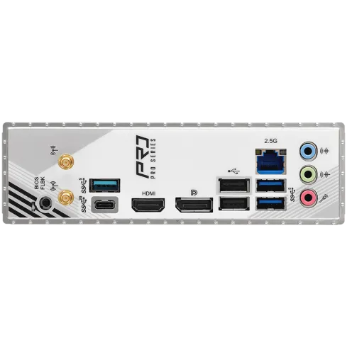 ASROCK MB Desktop B860M Pro Rs Wi-fi, S.1851, 4x DDR5, 1x PCIe 5.0 x16, 1x PCIe 4.0 x4, 1x Blazing M.2, 2x Hyper M.2, 4x SATA3, 2x USB-C, 8x USB 3.2, 6x USB 2.0, 1x RJ-45 2.5GB Lan, 802.11axe Wi-Fi 6E + Bluetooth 5.3, ATX
