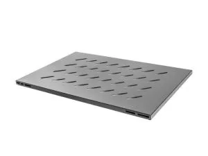 Аксесоар Lanberg 19" fixed shelf for open rack 800mm 1U/480.5x580mm max load capacity up to 120kg black