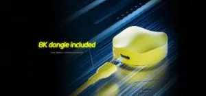 Scyrox професионална геймърска мишка V8 White - Wireless Gaming Mouse - 8K Polling Rate