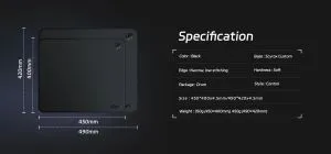 Scyrox Gaming Mousepad Sosu XL - 490 x 420 mm