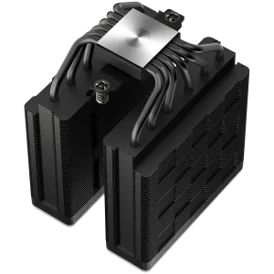 DeepCool AG620 BK ARGB V2, CPU Air Cooler, 2x120mm ARGB PWM Fan, Core Touch Technology 2.0, 6 Heatpipes, LGA1851/1700/1200/115x, AMD AM5/AM4, 129x136x161 mm(LxWxH), 2Y, R-AG620-BKAMMN-GJD