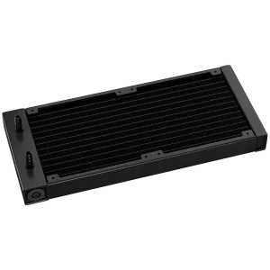 DeepCool LE240 V2, 240mm CPU Liquid Cooler, 2x120mm PWM ARGB Fans, ARGB block, Black, LGA1851/1700/1200/1151/1150/1155, AMD AM5/AM4, R-LE240-BKAMMC-G-2