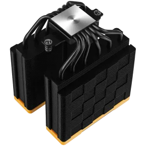 DeepCool AK620 ZERO DARK ZORIA, CPU Air Cooler, 2x120mm PWM Fan, 6 Heatpipes, LGA2066/2011-v3/2011/1700/1200/115x, AMD AM5/AM4, 129x138x160 mm(LxWxH), 3Y, R-AK620-BKNPMN-E