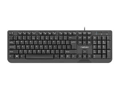 Клавиатура Natec Keyboard Trout US Layout Slim, Black 