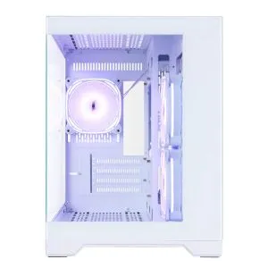 1stPlayer Case mATX - MV6-TP White - 3 fans included