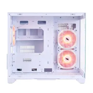 1stPlayer Case mATX - MV6-TP White - 3 fans included