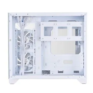 1stPlayer Case mATX - MV6-TP White - 3 fans included