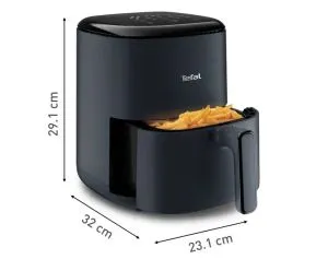 Уред за здравословно готвене Tefal EY145B10 Easy Fry Compact 3L, (1Kg, 4 Portions), Java Pepper, 1300W, Automatic Prog (8), Temp Seting, Timer, Auto-Off