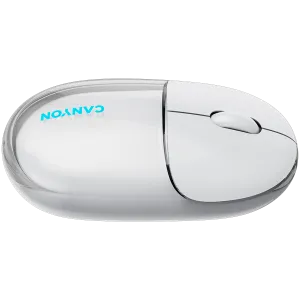 CANYON mouse OnClick 24 BT/ Wireless Transparent/White