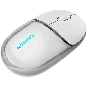 CANYON mouse OnClick 24 BT/ Wireless Transparent/White