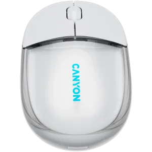 CANYON mouse OnClick 24 BT/ Wireless Transparent/White