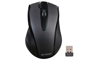 Wireless Silent Mouse A4tech G9-500FS,  Black