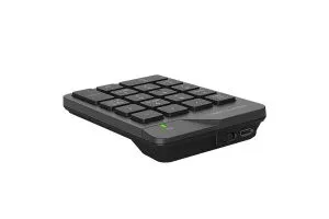 A4tech Digital Wireless 2.4Ghz Keyboard FGK21C, black, LiIon battery, USB-C charging