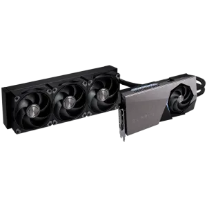 MSI Video Card NVIDIA GeForce RTX 5090 32G SUPRIM LIQUID SOC, 32GB GDDR7, 512-bit, 2580 MHz Boost (Gaming Mode), 21760 CUDA Cores, PCIe 5.0 x16, 3x DP 2.1b, HDMI 2.1b, RAY TRACING, Hybrid Liquid Cooling, 600W TDP, 16-pin PCIe Power, G-SYNC, 3Y