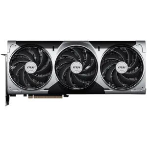 MSI Video Card Nvidia GeForce RTX 5090 32G VENTUS 3X OC, 32GB GDDR7, 512bit, Effective Memory Clock: 28000MHz, Boost: 2437 MHz, 21760 CUDA Cores, PCIe 5.0, 3x DP 2.1b, HDMI 2.1b, RAY TRACING, Triple Fan, 1x16pin, 1000W Recommended PSU, 3Y