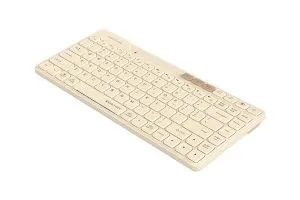 A4tech FBK26C AS Cafe Latte Fstyler wireless mini silent keyboard, Multi-mode, Cyrillic