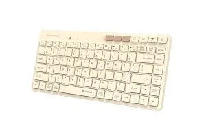 A4tech FBK26C AS Cafe Latte Fstyler wireless mini silent keyboard, Multi-mode, Cyrillic
