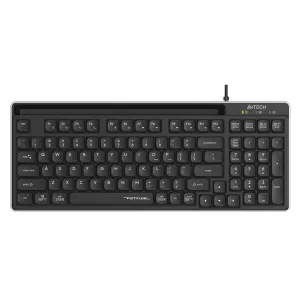 A4tech Fstyler FX70 Wired keyboard, low profile, scissor technology, Cyrillic, black