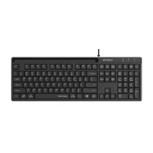 A4tech Fstyler FX72 Wired keyboard, low profile, scissor technology, Cyrillic, black