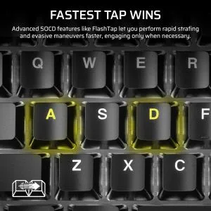 Gaming Mechanical keyboard CORSAIR K70 Core RGB Corsair Linear Red Switch - Carbon Gray